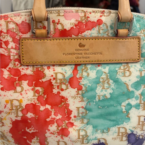 Very rare paint splattered Dooney and Bourke - Picture 6 of 8